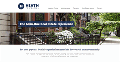 Desktop Screenshot of heathproperties.com